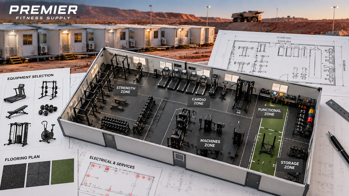 Modular Mining Camp Gym Design: How to Plan a Gym Inside a Modular Building