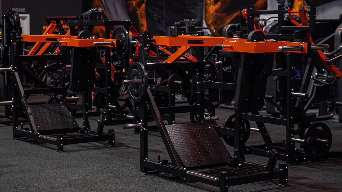 Plate-loaded strength floor supplied and installed by Premier Fitness Supply in Queensland