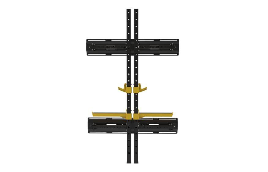 AltraBody Foldable Wall-Mounted Rack with Spotter Arms - Premier Fitness Supply