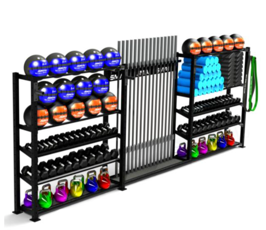 Rack for gym accessories sale