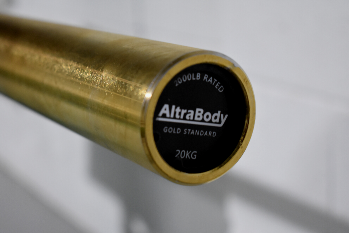AltraBody-Gold-7ft-20KG-Olympic-Barbell-2000lb-rating-4