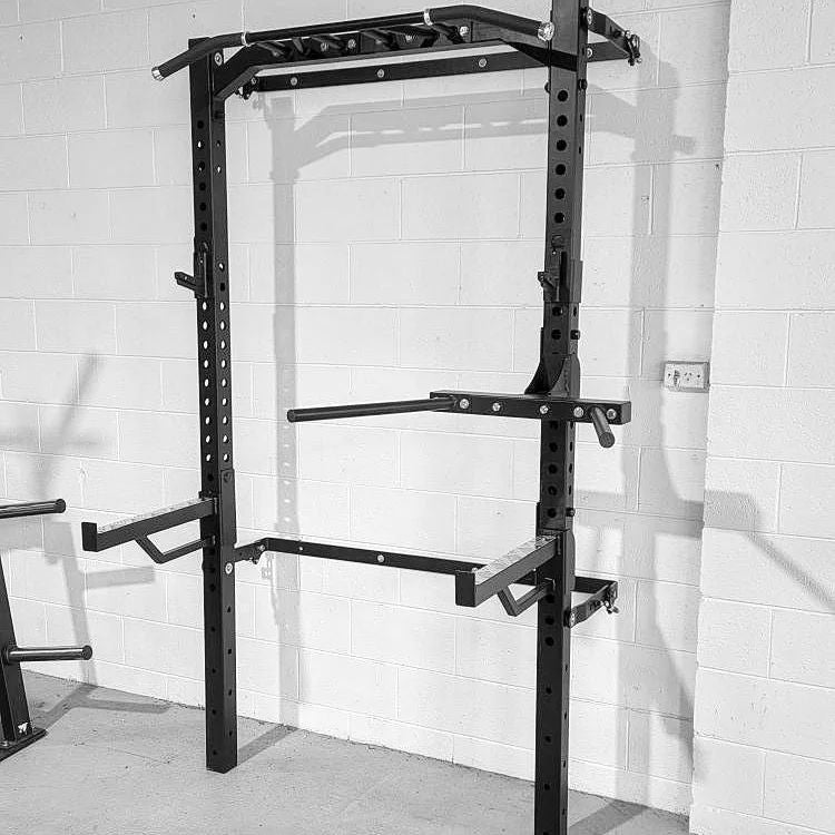 AltraBody Wall-Mouted Fold-Up Rack with Dip Bar | Premier Fitness Supply