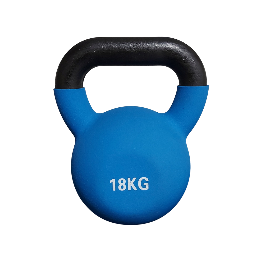 Rubber-Coated Cast Iron Kettlebells - Premier Fitness Supply