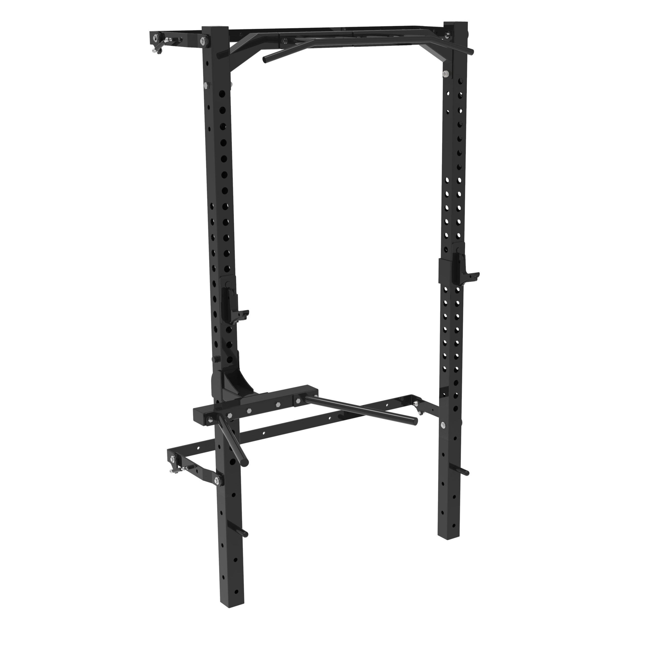 Wall-Mounted Fold-Up Rack - Attachments | Space-Saving Gym Solution