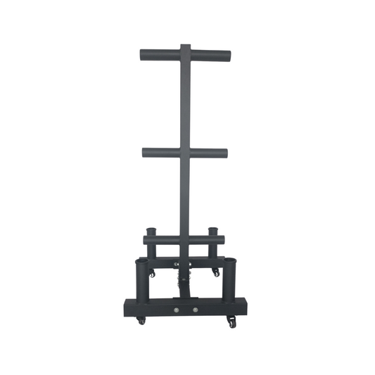 Olympic-Plate-&-Barbell-Storage-Rack-with-Wheels
