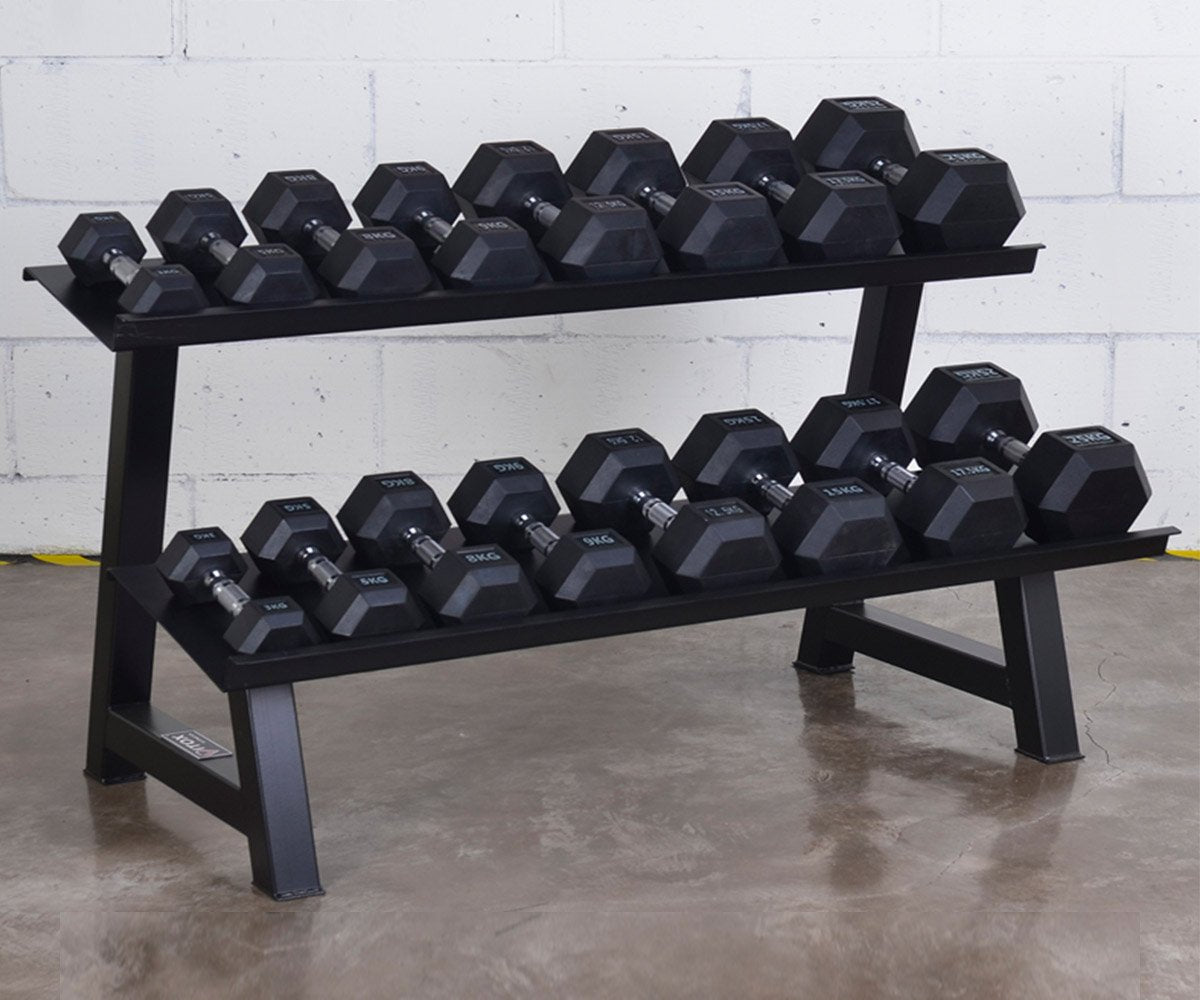Commercial-Rubber-Hex-Dumbbells-3